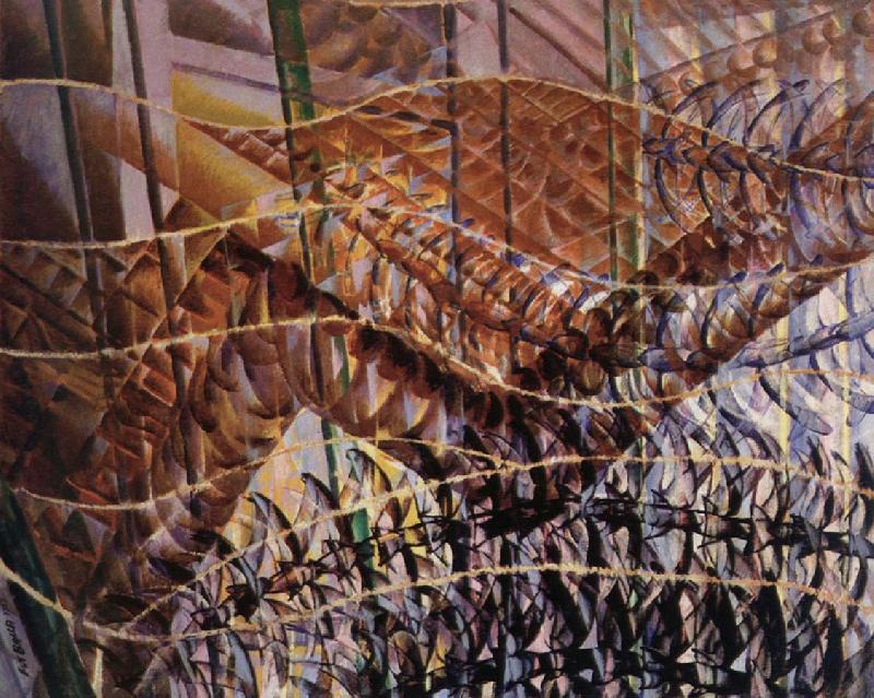 giacomo balla swifts paths of movement dynamic sequences China oil painting art